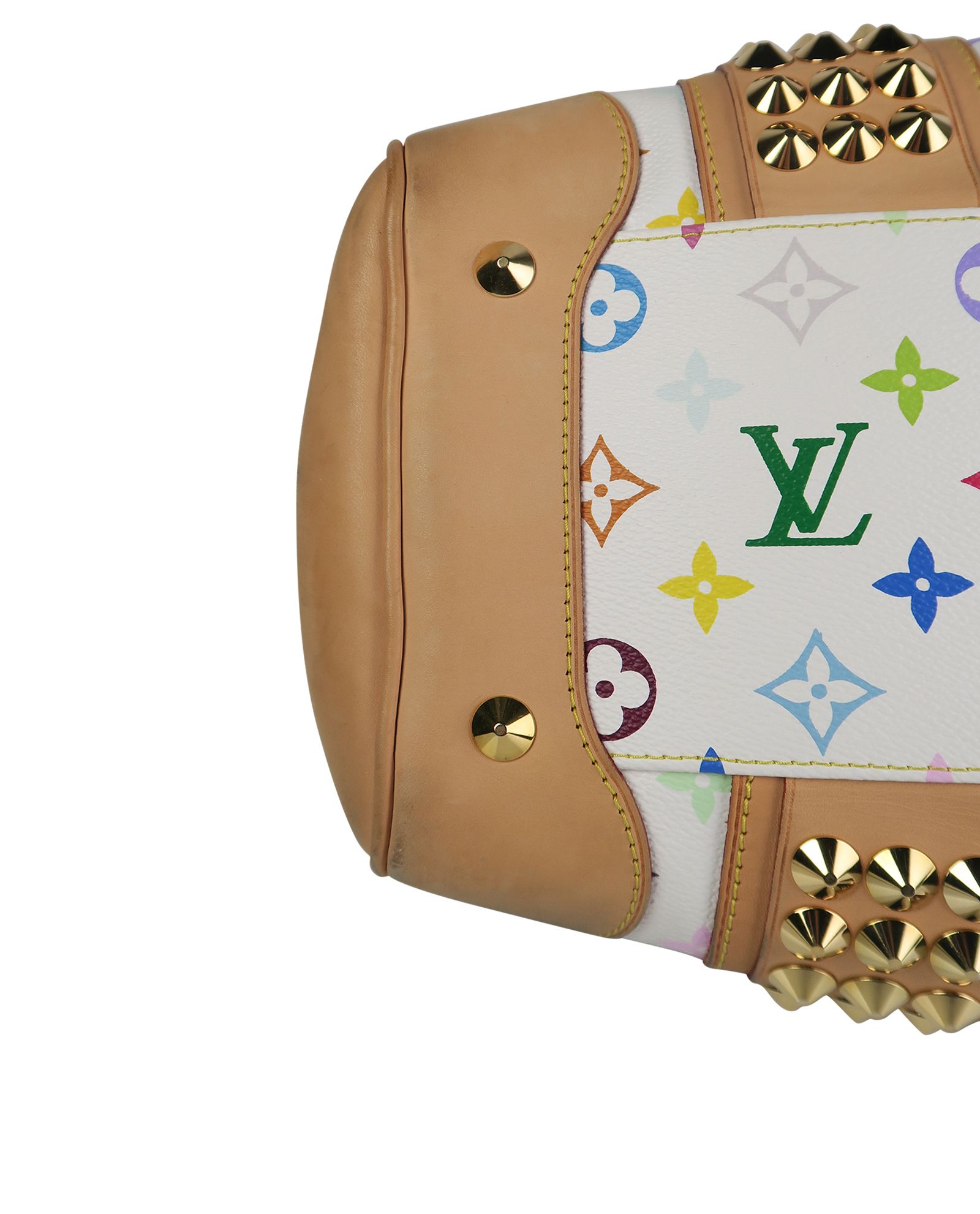Courtney GM, &pound;995, Handbags, Blue/Green/Pink/White/Yellow, Coated Canvas, Other view